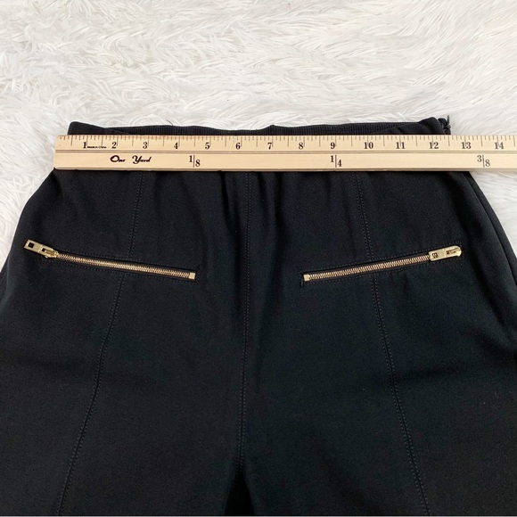 Rag & bone Annie high rise ankle skinny pants gold zipper accent elastic waist - Picture 7 of 11